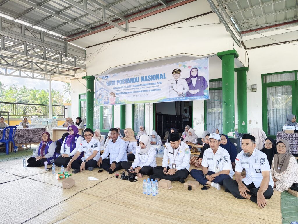 Momentum Hari Posyandu Nasional, Camat Kusan Tengah Tekankan Peran Vital Kader di Desa Pakatellu