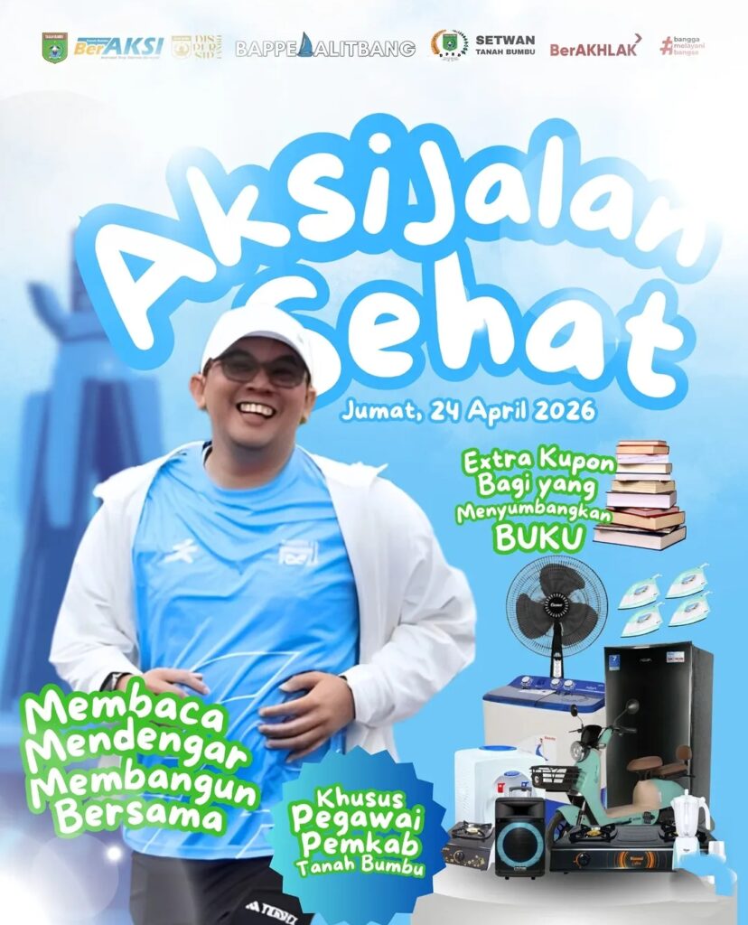 Ada Bonus Kupon Spesial! Ayo Ramaikan Jalan Sehat Pemkab Tanah Bumbu, Catat Tanggalnya