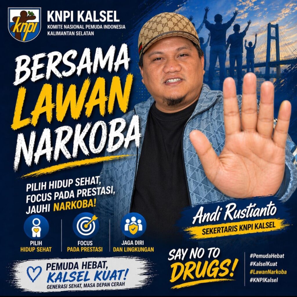 Andi Rustianto Gaungkan Gerakan “Bersama Lawan Narkoba”, Ajak Pemuda Hidup Sehat dan Berprestasi