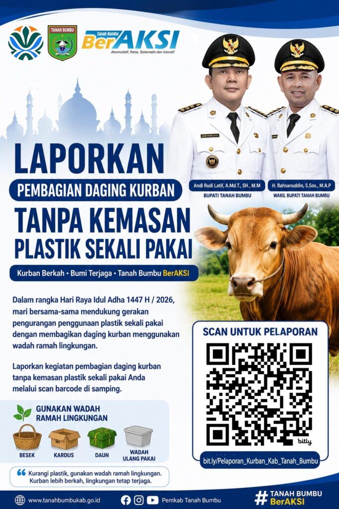 SDN Pulau Tanjung Terapkan Qurban Ramah Lingkungan Tanpa Kantong Plastik