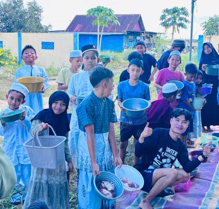 SDN Pulau Tanjung Terapkan Qurban Ramah Lingkungan Tanpa Kantong Plastik