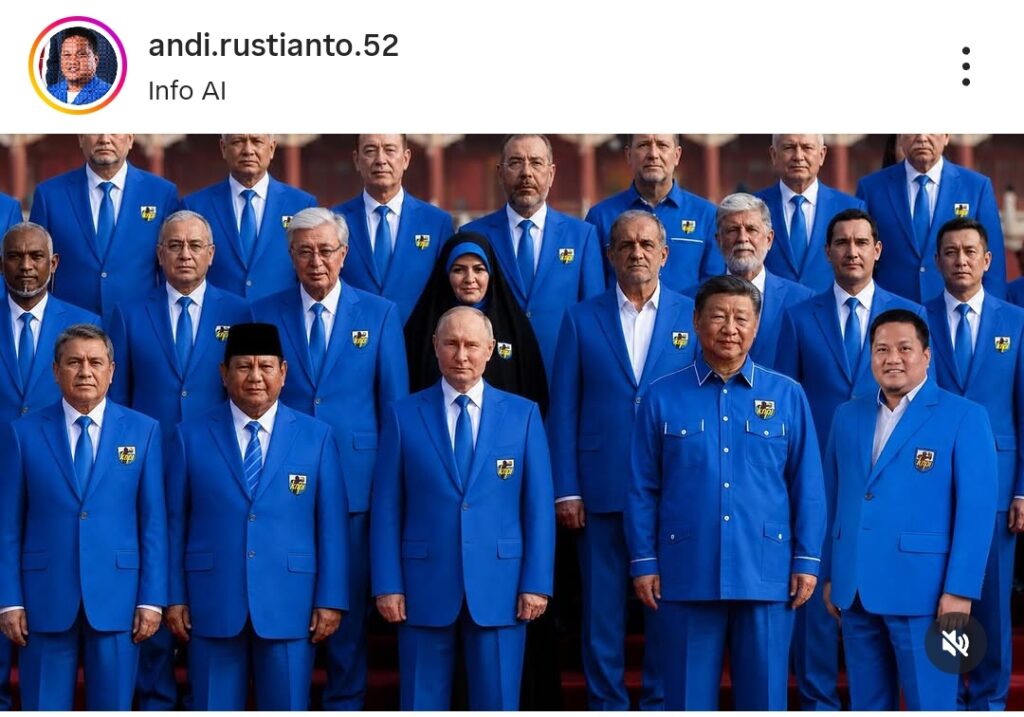 Viral! Guyonan Ketua DPD KNPI Kalsel Andi Rustianto Soal Foto Barisan Pejabat Negara