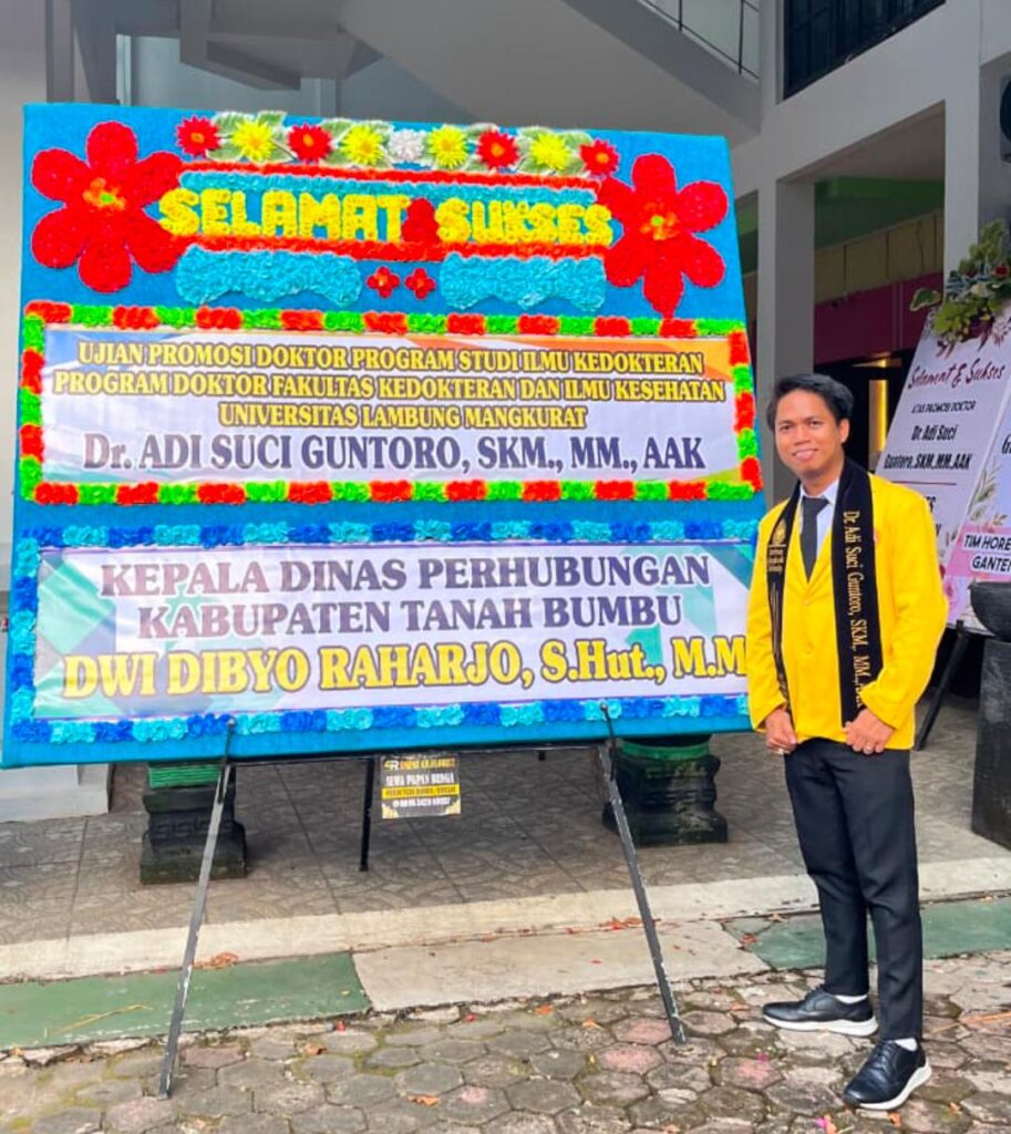Dr. Adi Suci Guntoro Raih Gelar Doktor, Dukungan Mengalir dari Berbagai Kalangan
