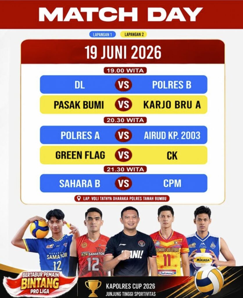 CK Siap Tampil di Turnamen Bola Voli Kapolres Tanah Bumbu Cup 2026